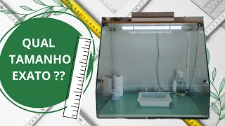 MEDIDA DA CAPELA LAMINAR CASEIRA - COM ELA VOCÊ FAZ MUDAS DE ORQUÍDEAS EM CASA!!