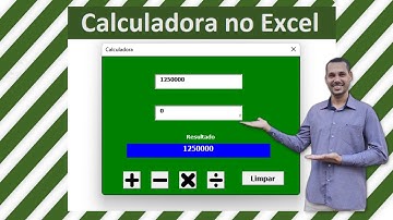 Como Fazer uma CALCULADORA no Excel