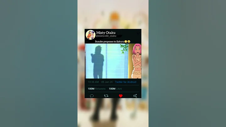 Sasuke Proposes Sakura🌹😂 #subscribe #shorts #sakura #sasuke #naruto #anime #funny #lol #viral #amv