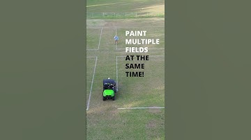 Paint Multiple Fields at the same time  #gps #sportsturf #turftech #turf #autosteer #soccer #kubota