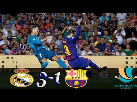 تعليق فهد العتيبي ملخص مباراة برشلونة وريال مدريد 1 3 شاشة كاملة ᴴᴰ كأس السوبر الأسباني