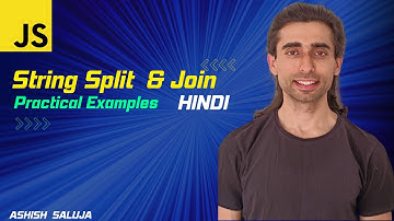 JavaScript String Split and Join: Practical Examples and Usage Explained (Hindi)