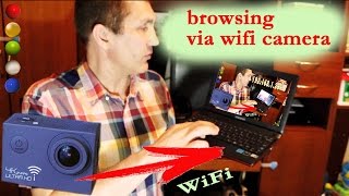 SJ8000 WIFI ВЫВОД ИЗОБРАЖЕНИЯ НА  КОМПЬЮТЕР