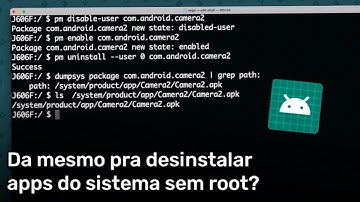 É possível desinstalar aplicativos do sistema sem root? e um pouco dos comandos do Android