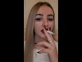 ASMR Smoking Girl Closeup Corks