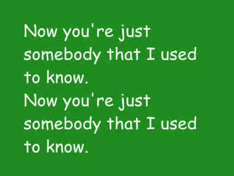 Gotye ft. Kimbra - Somebody that I used to know with lyrics