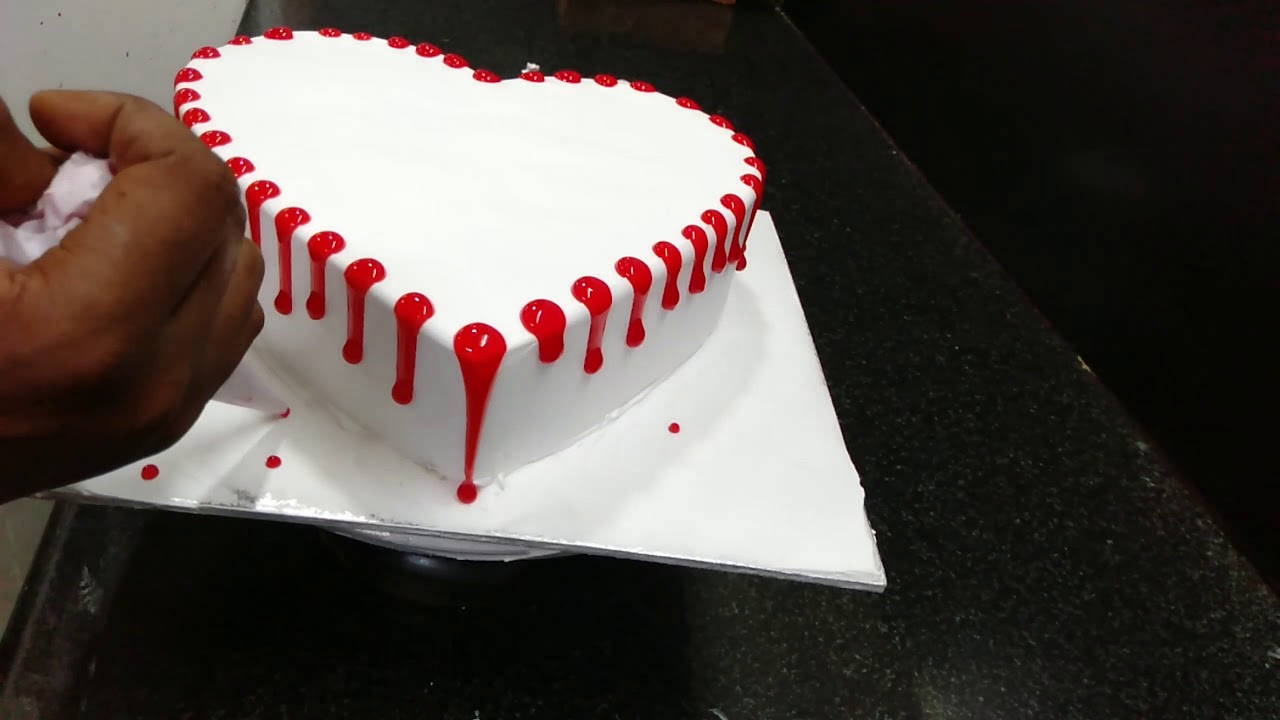 2 Kg Pineapple Heart shape cake design umesh cake master