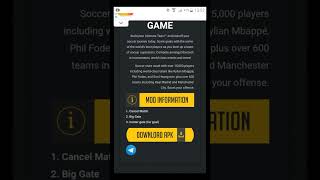 This is how to download fifa mobile with hack (code:cheatonemods.com) screenshot 3
