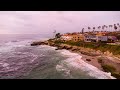 La Jolla San Diego at Windansea Beach Sunset DJI Mini 2 Drone Flying Best Cali Beaches!