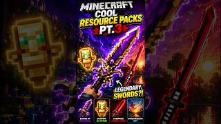 Minecraft Cool Resource Packs PT.3 | Legendary Swords?! ⚔️