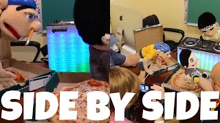 SML Movie: Jeffy&#39;s Summer Detention! Behind the Scenes and Original Video! | Side by Side!