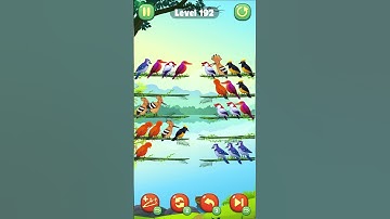Color Bird Sort Puzzle Game Level 192 #shorts