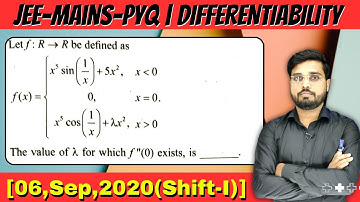 Let f: R - R be defined as f(x) is given The value of 2 for which f