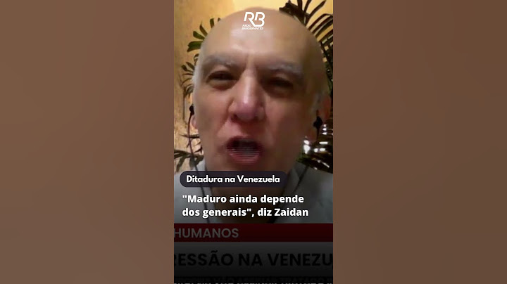 Maduro ainda depende dos generais para manter poder na Venezuela, diz Zaidan