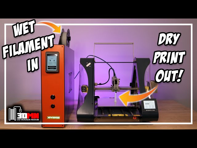 In-Line Filament Drying For 3D Printing - Drywise First Look - YouTube