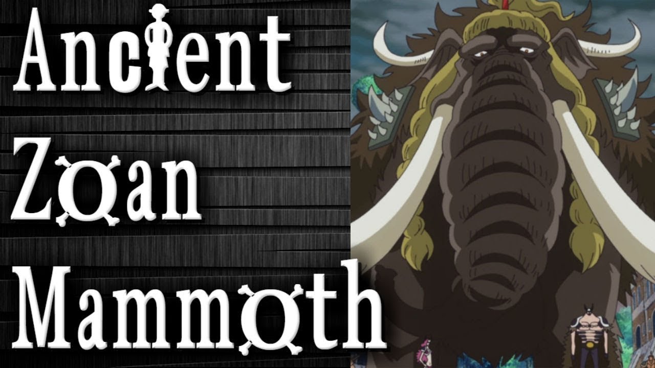 Ancient Zoan Mammoth Explained One Piece Devil Fruit YouTube
