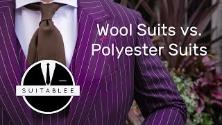 THE WOOL VS. POLYESTER SUIT. WHAT SUITS YOU? screenshot 5