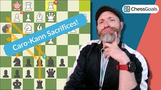 カロ・カン・ディフェンスの王道サクリファイスを使いこなす：鮮やかな実戦例 screenshot 5