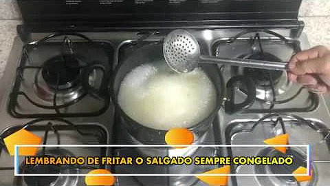 Pode fritar croquete congelado?