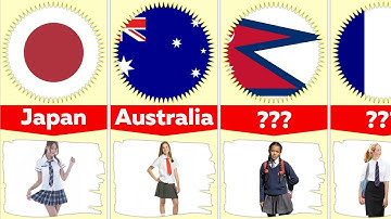 Comparison: School Girls Uniform From Different Countries