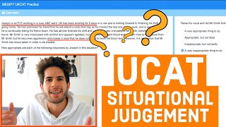 UCAT SITUATIONAL JUDGEMENT: Answering Questions Live on Camera