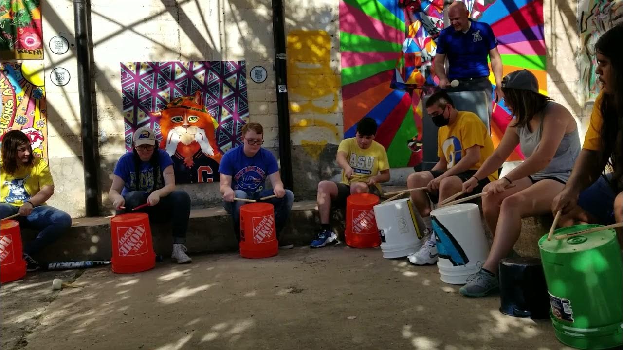 Angelo State University Percussion Ensemble Just Buckets YouTube