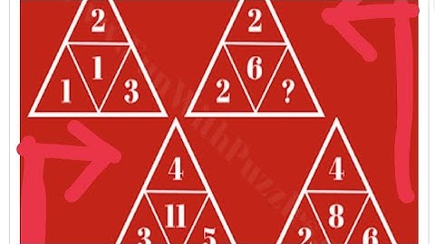 Triangle Reasoning Missing Number