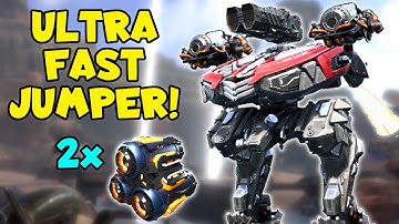 NEW Super Fast! LUCHADOR Titan Cinder Grom W/ 2x Accelerator War Robots Test Server Gameplay WR