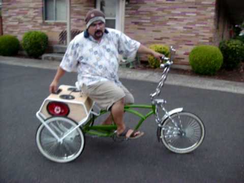 three wheel lowrider bike