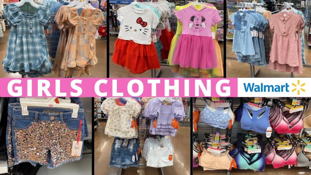 🦋WALMART GIRLS CLOTHING SHOP WITH ME‼️WALMART KIDS CLOTHES