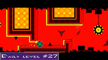 Daily level #27 "Crisp" (harder) | Geometry Dash