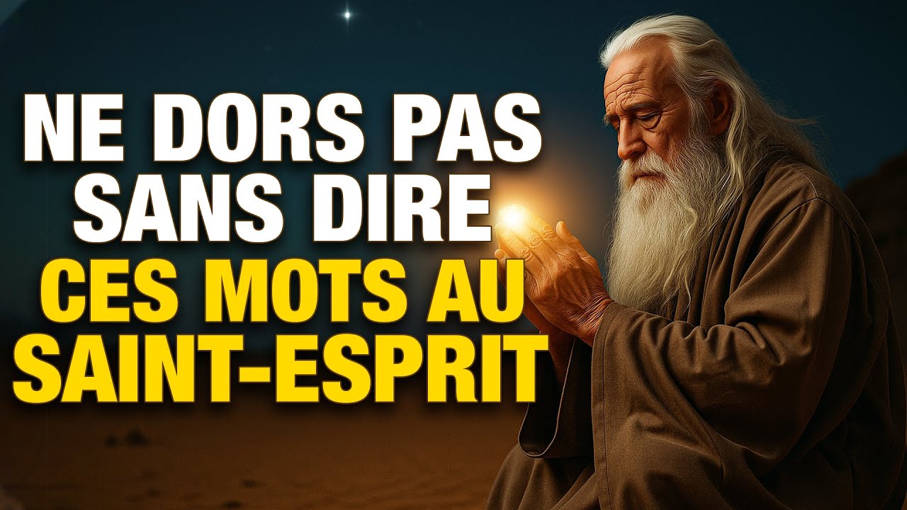 10 choses à dire au Saint Esprit avant de dormir — Il t’écoutera