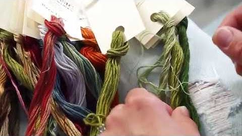 Real Housewives of Cross Stitch- How to Use Hand Dyed Floss for Cross Stitch, All About Fancy Floss