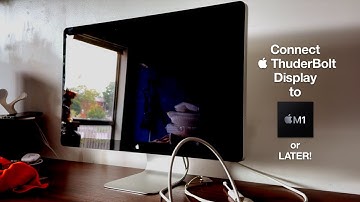 How To connect an Apple ThunderBolt Display to any MODERN Mac! (M1 or later)
