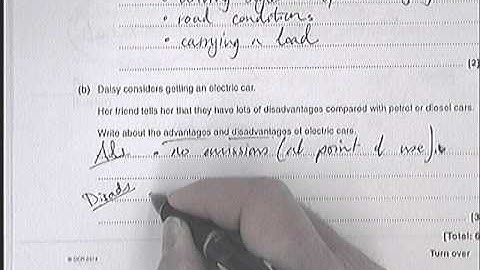 Comparing Cars - OCR Gateway B June 2014 P1 P2 P3 Question 10 - GCSE Physics Revision