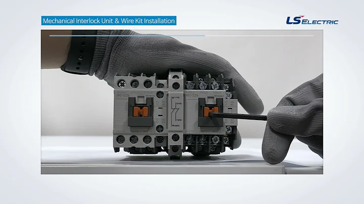 [ENG]Product | Magnetic Contactor (5)Mechanical Interlock unit&Wire kit installation