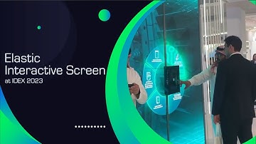 Elastic Interactive Screen at IDEX 2023