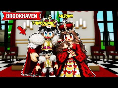 Mizumi and TankDemic PRINCESS Family In Brookhaven | Brookhaven RP Tagalog | ROBLOX