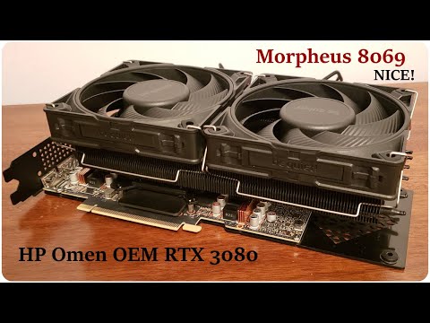 Raijintek Morpheus 8069 and HP Omen OEM RTX 3080 Install and