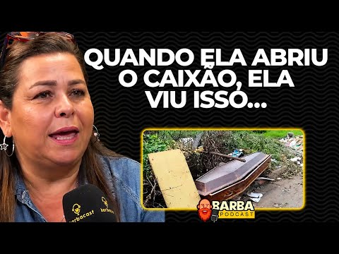 JOSIANE DENUNCIA CAIXÃO COM LIXO DENTRO E ESCULACHA FUNERÁRIA