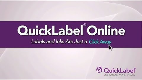 QuickLabel Online: Labels & Inks Are Just a Click Away