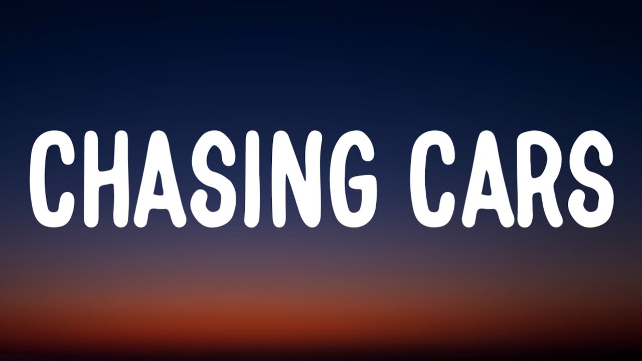 Ryan Waters Band - Chasing Cars (Lyrics) Ryan Waters Band - Chasing Cars (Lyrics)