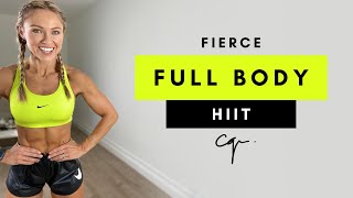 30 Min FIERCE FULL BODY HIIT WORKOUT at Home