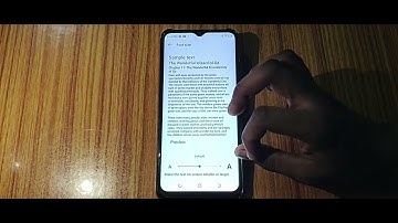 Tecno spark power me font size change kaise kare, How to change font size