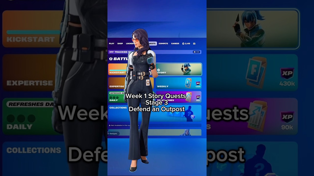 Week 1 Stage 3 Story Quest defend a outpost 