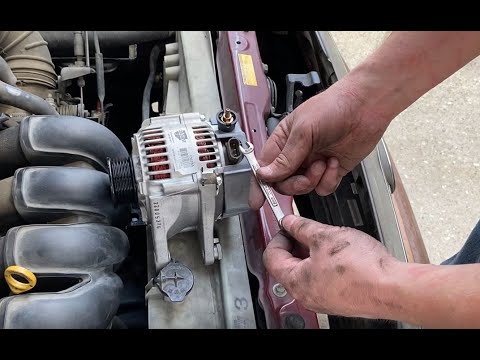 2003 Toyota Corolla Alternator Replacement - YouTube