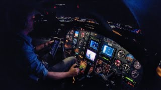 THRILL OF THE NIGHT! - TBM850 IFR Night Flight!