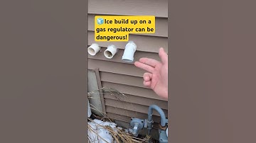 🤔 Natural gas meter with improper clearance. #youtubeshorts #shorts #shortvideo #gas #hvac#plumbing