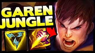 Garen jungle DOMINATES low elo solo queue! PICK FOR FREE LP IRON ➡️ PLAT - League of Legends