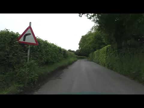 Driving From Bransford Through Brockamin & Alfrick To Knightwick, Worcestershire, UK 7th June 2021
